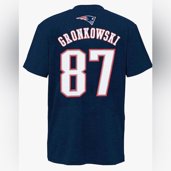 Rob Gronkowski New England Patriots Youth Performance Shirt - Picture 7 of 7